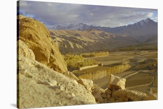 The Bamiyan Valley and the Koh-I-Baba Range of Mountains, Afghanistan-Sybil Sassoon-Stretched Canvas