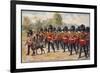 The Band of the Irish Guards March Through Hyde Park-Harry Payne-Framed Premium Giclee Print