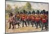 The Band of the Irish Guards March Through Hyde Park-Harry Payne-Mounted Premium Giclee Print