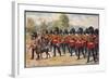 The Band of the Irish Guards March Through Hyde Park-Harry Payne-Framed Art Print