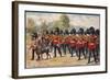 The Band of the Irish Guards March Through Hyde Park-Harry Payne-Framed Art Print