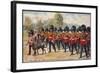 The Band of the Irish Guards March Through Hyde Park-Harry Payne-Framed Art Print