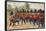 The Band of the Irish Guards March Through Hyde Park-Harry Payne-Framed Stretched Canvas