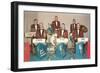 The Band, Retro-null-Framed Art Print