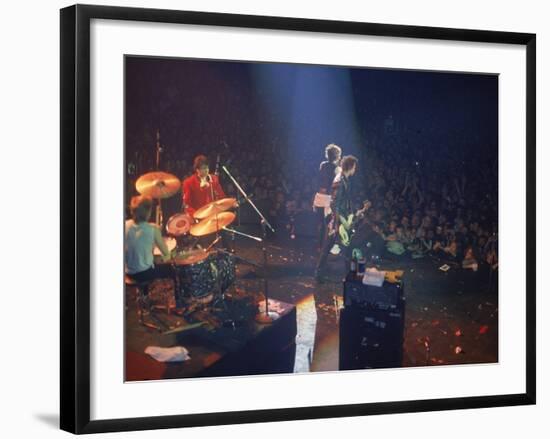 The Band the Sex Pistols Performing at their Last Show-David Mcgough-Framed Premium Photographic Print