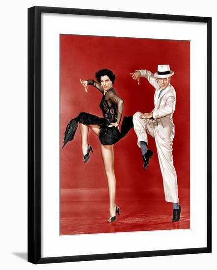 THE BAND WAGON, from left: Cyd Charisse, Fred Astaire, 1953-null-Framed Photo