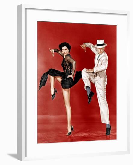 THE BAND WAGON, from left: Cyd Charisse, Fred Astaire, 1953-null-Framed Photo