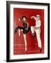 THE BAND WAGON, from left: Cyd Charisse, Fred Astaire, 1953-null-Framed Photo