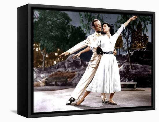 THE BAND WAGON, from left: Fred Astaire, Cyd Charisse, 1953-null-Framed Stretched Canvas