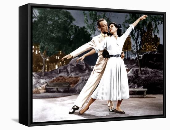 THE BAND WAGON, from left: Fred Astaire, Cyd Charisse, 1953-null-Framed Stretched Canvas