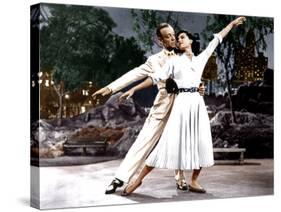 THE BAND WAGON, from left: Fred Astaire, Cyd Charisse, 1953-null-Stretched Canvas