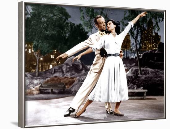 THE BAND WAGON, from left: Fred Astaire, Cyd Charisse, 1953-null-Framed Photo