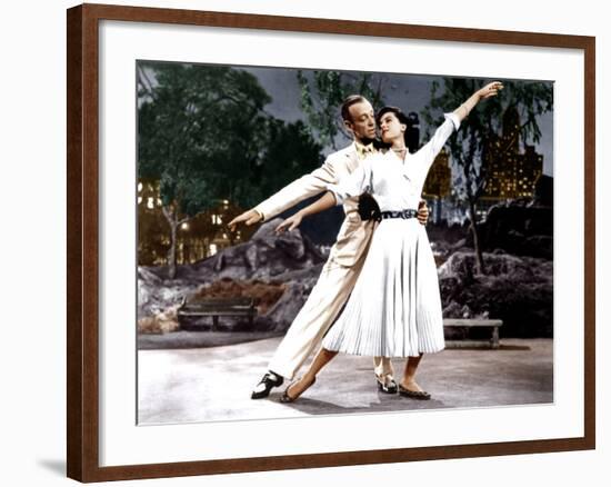 THE BAND WAGON, from left: Fred Astaire, Cyd Charisse, 1953-null-Framed Photo
