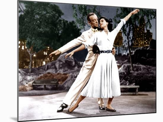 THE BAND WAGON, from left: Fred Astaire, Cyd Charisse, 1953-null-Mounted Photo