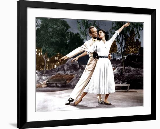 THE BAND WAGON, from left: Fred Astaire, Cyd Charisse, 1953-null-Framed Photo