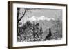 The Banderpunch Mountains, India, 1895-Charles Barbant-Framed Giclee Print