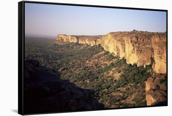 The Bandiagara Escarpment, Dogon Area, Mali, Africa-Jenny Pate-Framed Stretched Canvas