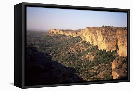 The Bandiagara Escarpment, Dogon Area, Mali, Africa-Jenny Pate-Framed Stretched Canvas