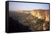 The Bandiagara Escarpment, Dogon Area, Mali, Africa-Jenny Pate-Framed Stretched Canvas
