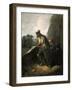 The bandits (painting)-Eugenio Lucas y Padilla-Framed Giclee Print