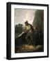 The bandits (painting)-Eugenio Lucas y Padilla-Framed Giclee Print