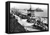 The Bandstand and Pier, Eastbourne, East Sussex, Early 20th Century-E Dennis-Framed Stretched Canvas