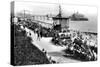 The Bandstand and Pier, Eastbourne, East Sussex, Early 20th Century-E Dennis-Stretched Canvas