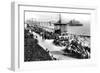 The Bandstand and Pier, Eastbourne, East Sussex, Early 20th Century-E Dennis-Framed Giclee Print