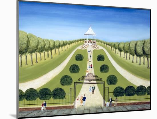 The Bandstand-Mark Baring-Mounted Giclee Print