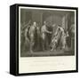 The Banishment of Cleombrotus-Benjamin West-Framed Stretched Canvas