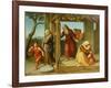 The Banishment of Hagar, 1841 (Oil on Canvas)-Friedrich Overbeck-Framed Giclee Print