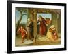 The Banishment of Hagar, 1841 (Oil on Canvas)-Friedrich Overbeck-Framed Giclee Print