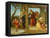 The Banishment of Hagar, 1841 (Oil on Canvas)-Friedrich Overbeck-Framed Stretched Canvas