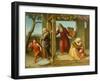 The Banishment of Hagar, 1841 (Oil on Canvas)-Friedrich Overbeck-Framed Giclee Print