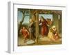 The Banishment of Hagar, 1841 (Oil on Canvas)-Friedrich Overbeck-Framed Giclee Print