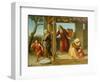 The Banishment of Hagar, 1841 (Oil on Canvas)-Friedrich Overbeck-Framed Giclee Print