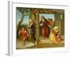 The Banishment of Hagar, 1841 (Oil on Canvas)-Friedrich Overbeck-Framed Giclee Print