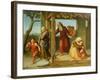 The Banishment of Hagar, 1841 (Oil on Canvas)-Friedrich Overbeck-Framed Giclee Print