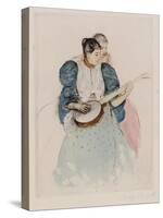 The Banjo Lesson, Circa 1893-Mary Cassatt-Stretched Canvas