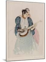 The Banjo Lesson, Circa 1893-Mary Cassatt-Mounted Giclee Print