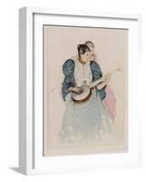 The Banjo Lesson, Circa 1893-Mary Cassatt-Framed Giclee Print