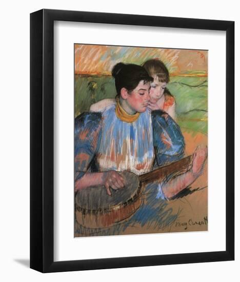 The Banjo Lesson-Mary Cassatt-Framed Giclee Print