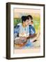 The Banjo Lesson-Mary Cassatt-Framed Art Print