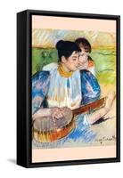 The Banjo Lesson-Mary Cassatt-Framed Stretched Canvas