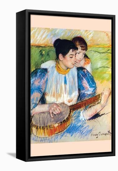 The Banjo Lesson-Mary Cassatt-Framed Stretched Canvas