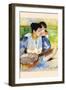 The Banjo Lesson-Mary Cassatt-Framed Art Print