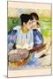 The Banjo Lesson-Mary Cassatt-Mounted Art Print