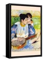 The Banjo Lesson-Mary Cassatt-Framed Stretched Canvas