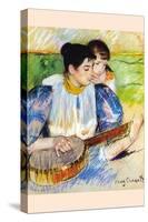 The Banjo Lesson-Mary Cassatt-Stretched Canvas