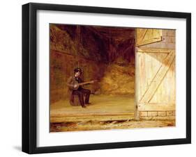 The Banjo Player, 1850-55 (Oil on Canvas)-William Sidney Mount-Framed Giclee Print